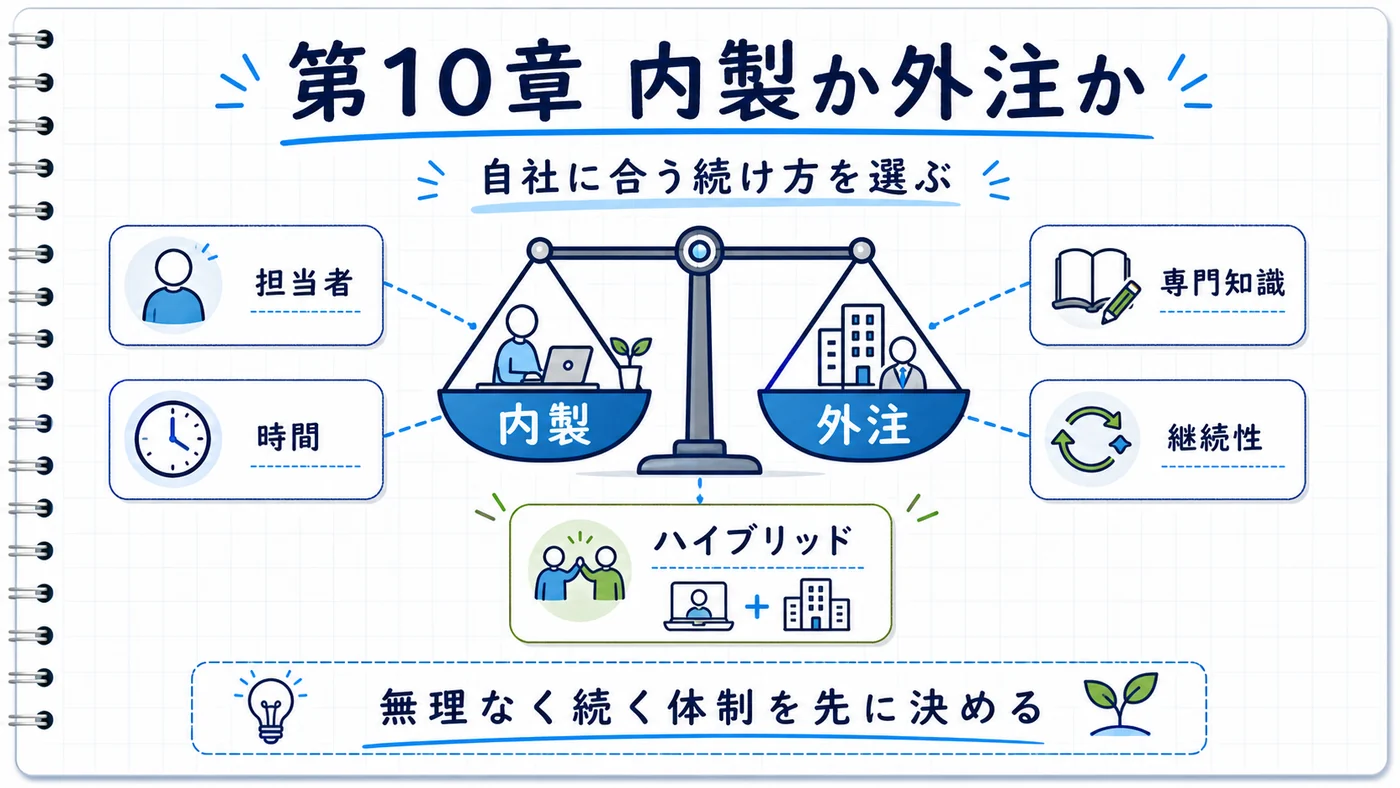 内製か外注か？LLMO・SEO記事運用の作業量・費用・判断基準を整理する