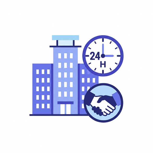 24時間営業のイメージ