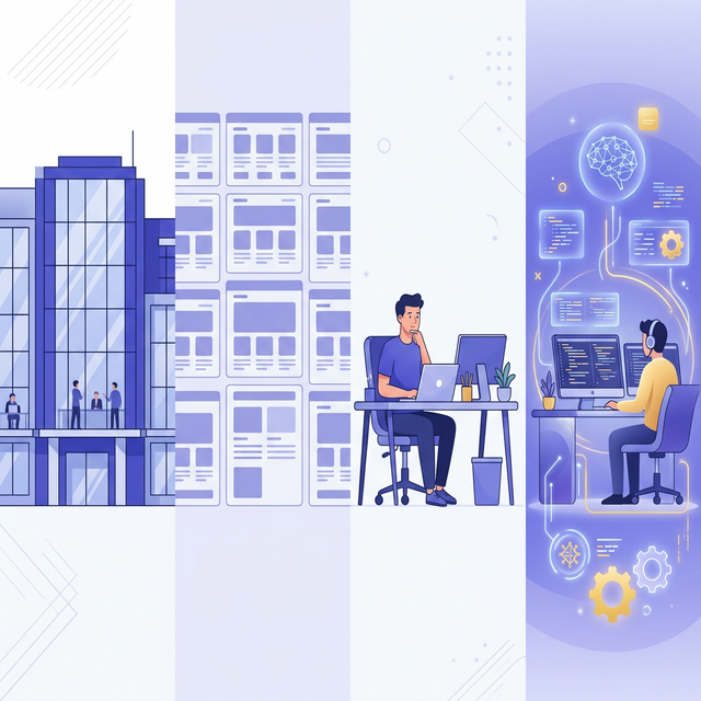 HP制作依頼先の比較 イラスト