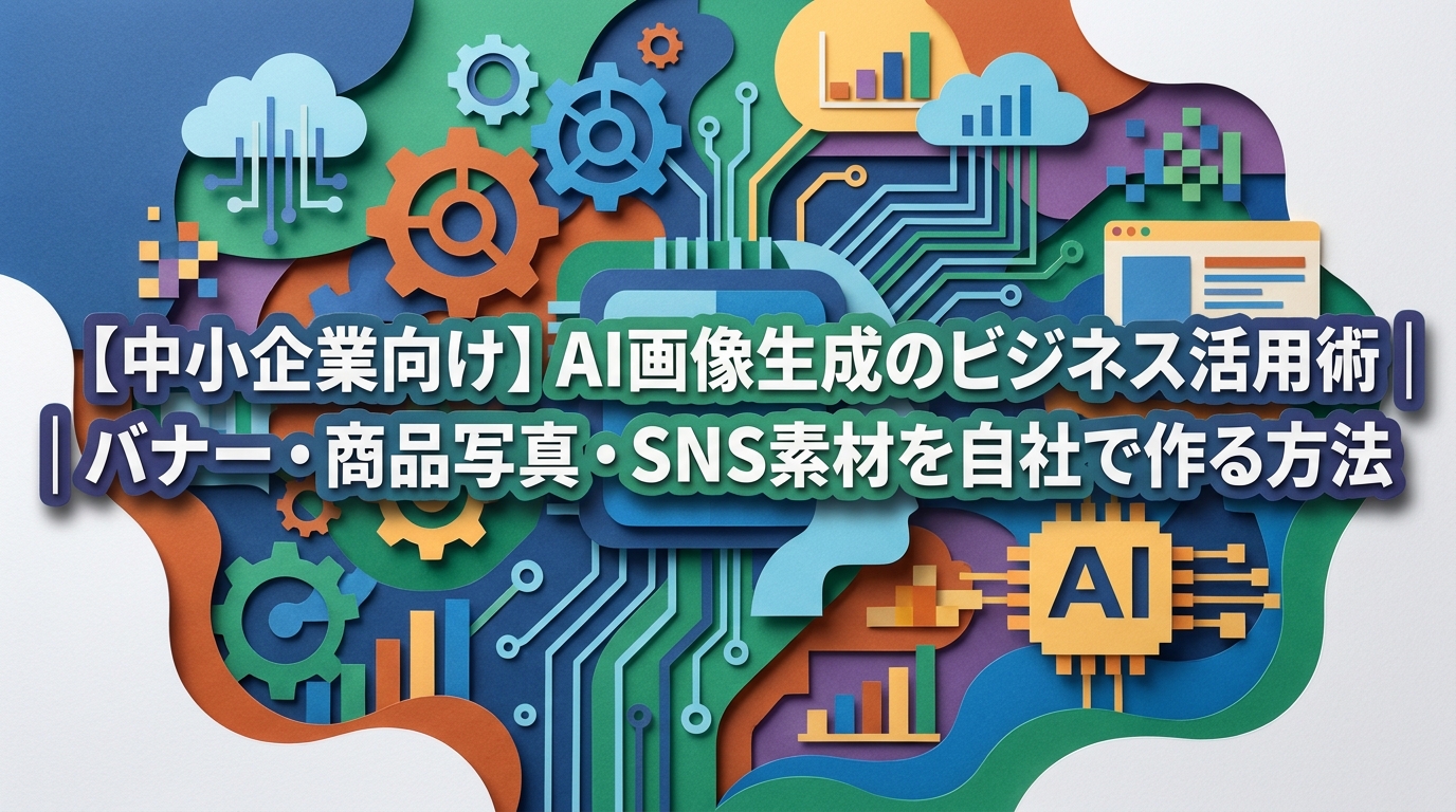 【中小企業向け】AI画像生成のビジネス活用術｜バナー・商品写真・SNS素材を自社で作る方法