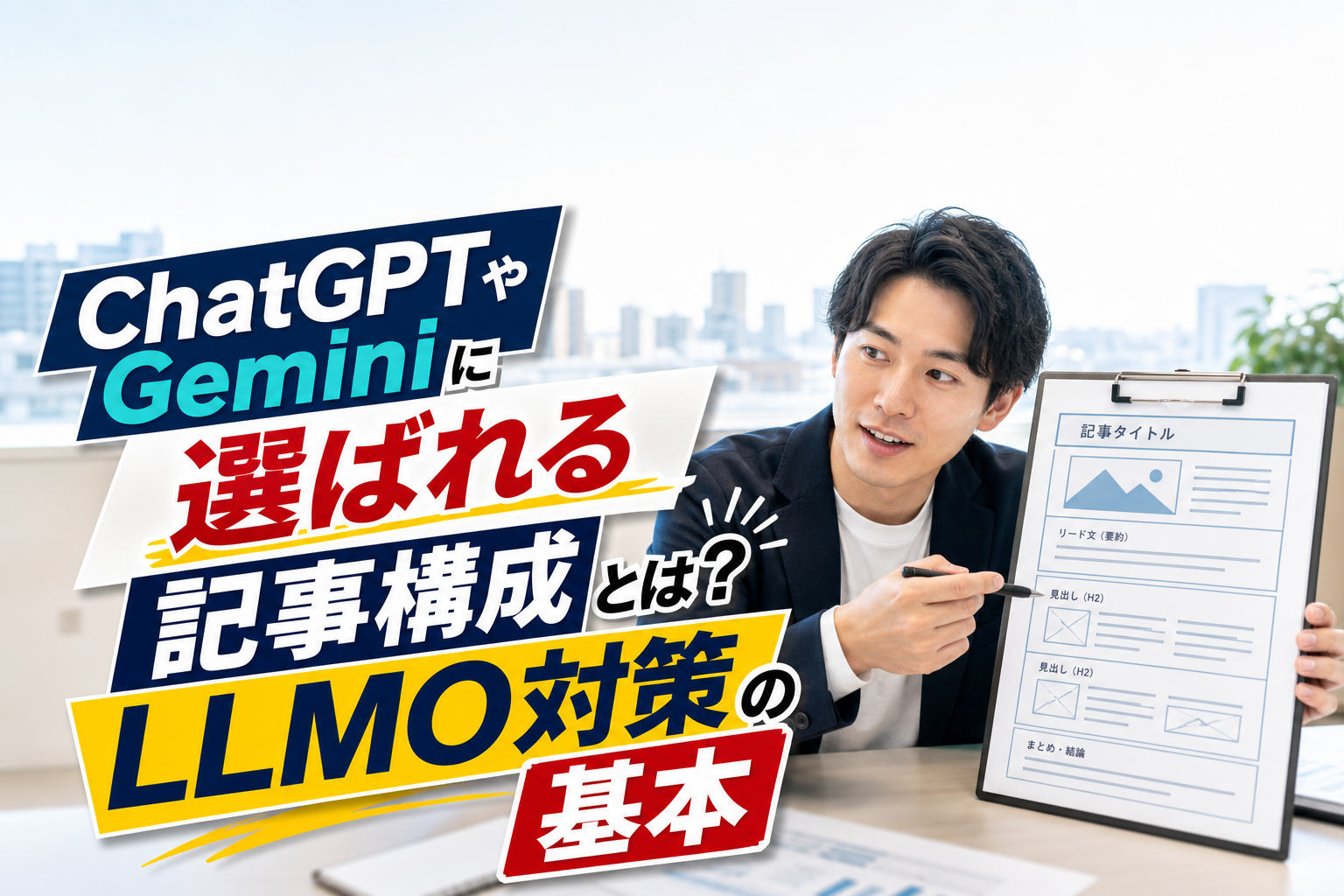 ChatGPTやGeminiに選ばれる記事構成とは？LLMO対策の基本