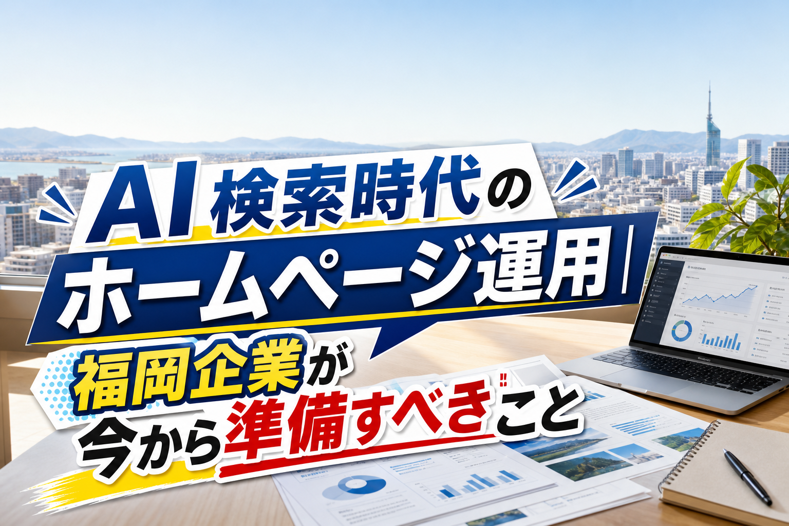 AI検索時代のホームページ運用｜福岡企業が今から準備すべきこと