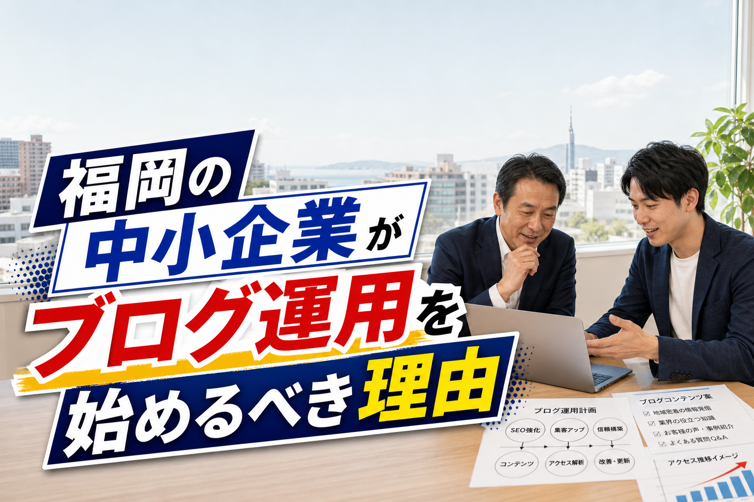福岡の中小企業がブログ運用を始めるべき理由
