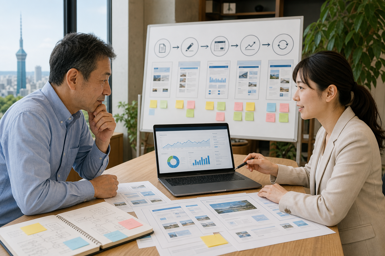 記事公開から分析改善までの運用フロー