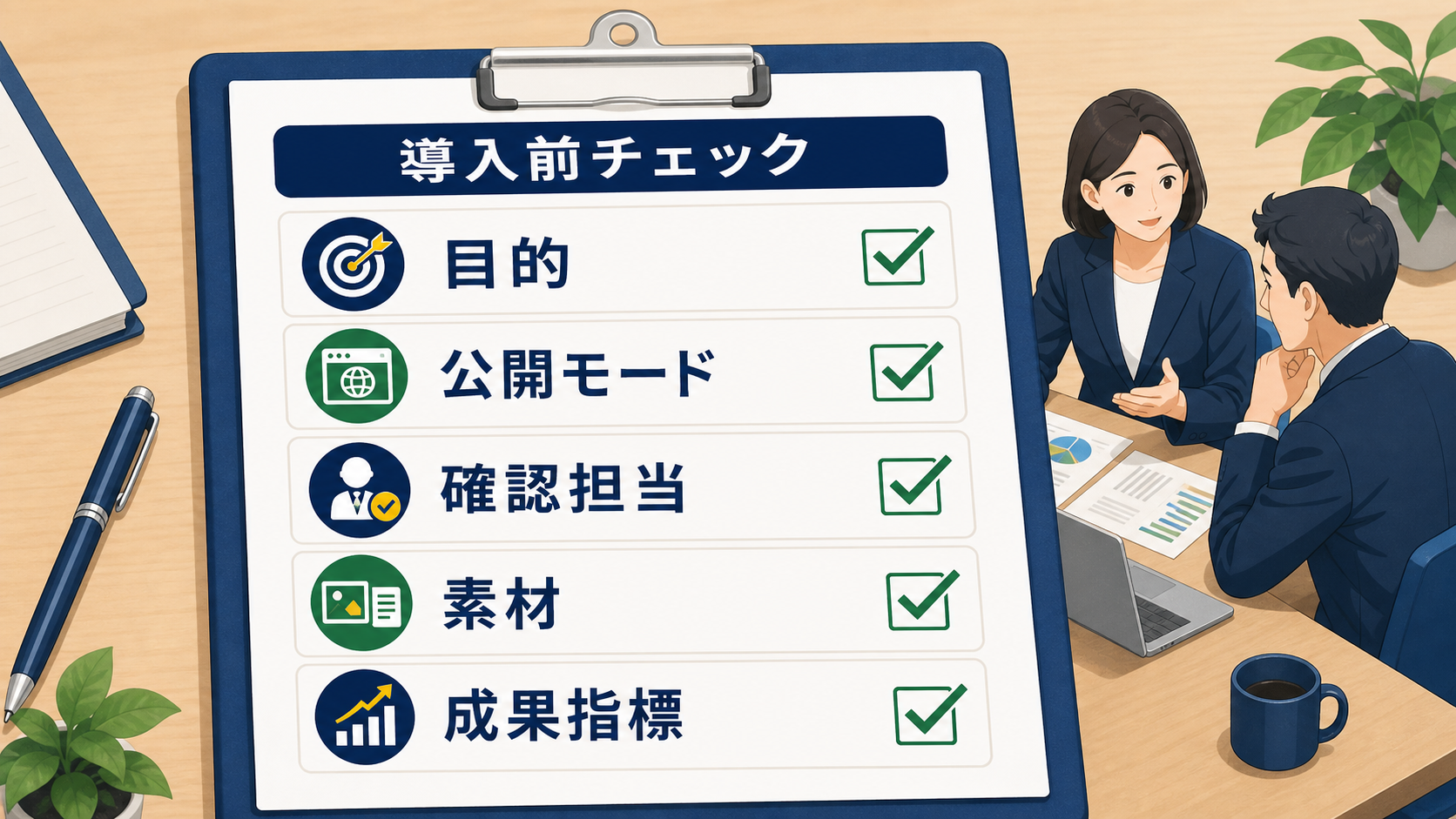 第7章「導入前に確認したいチェックリスト」の要点を整理した図解