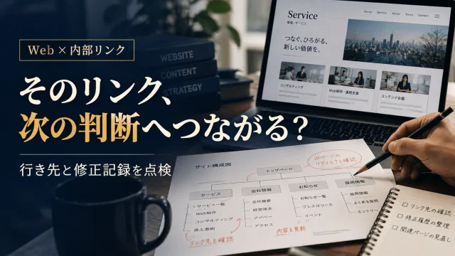 企業サイトの内部リンクを点検する手順｜棚卸し・リンク先・修正記録の作り方