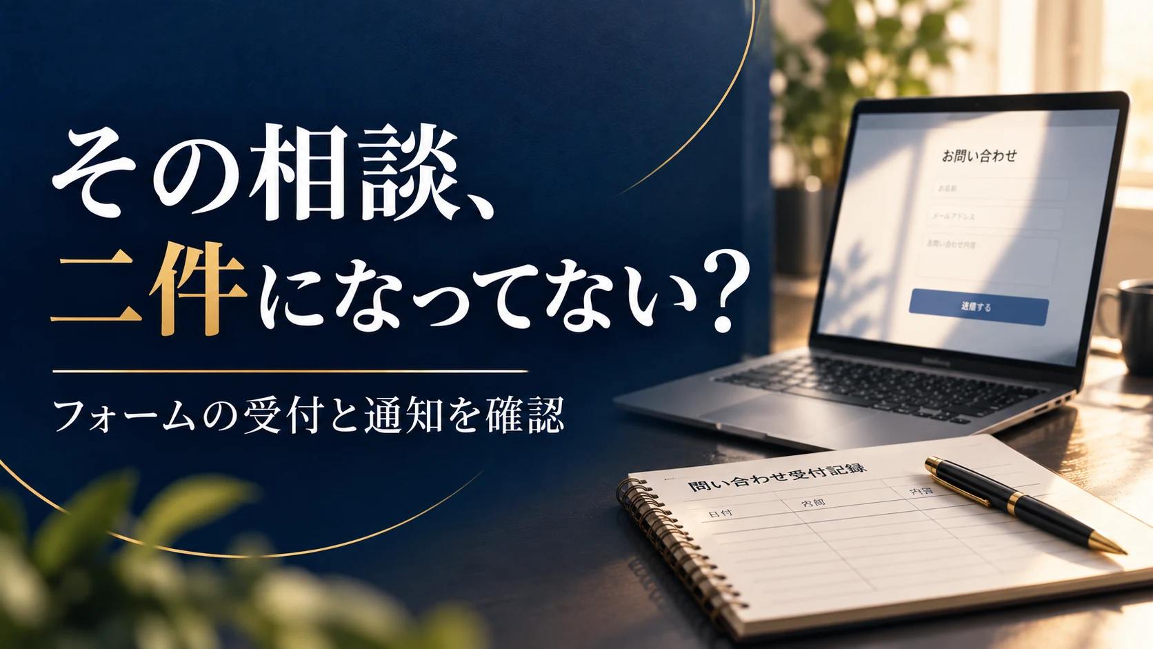 問い合わせフォームが重複して届くとき｜操作・受付・通知を分けて調べる