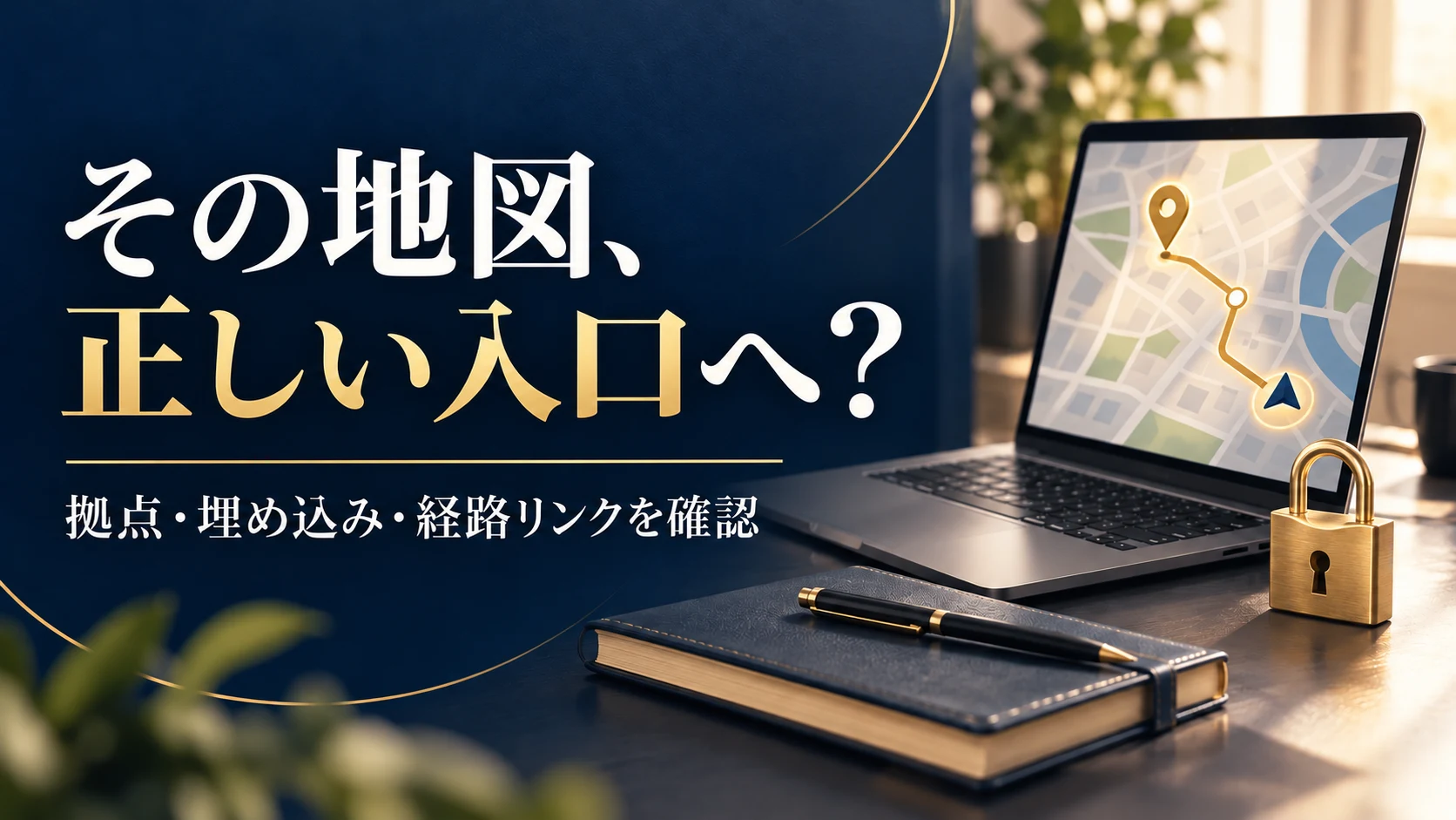 ホームページの地図が別の場所を示す？拠点・埋め込み・経路リンクの確認手順