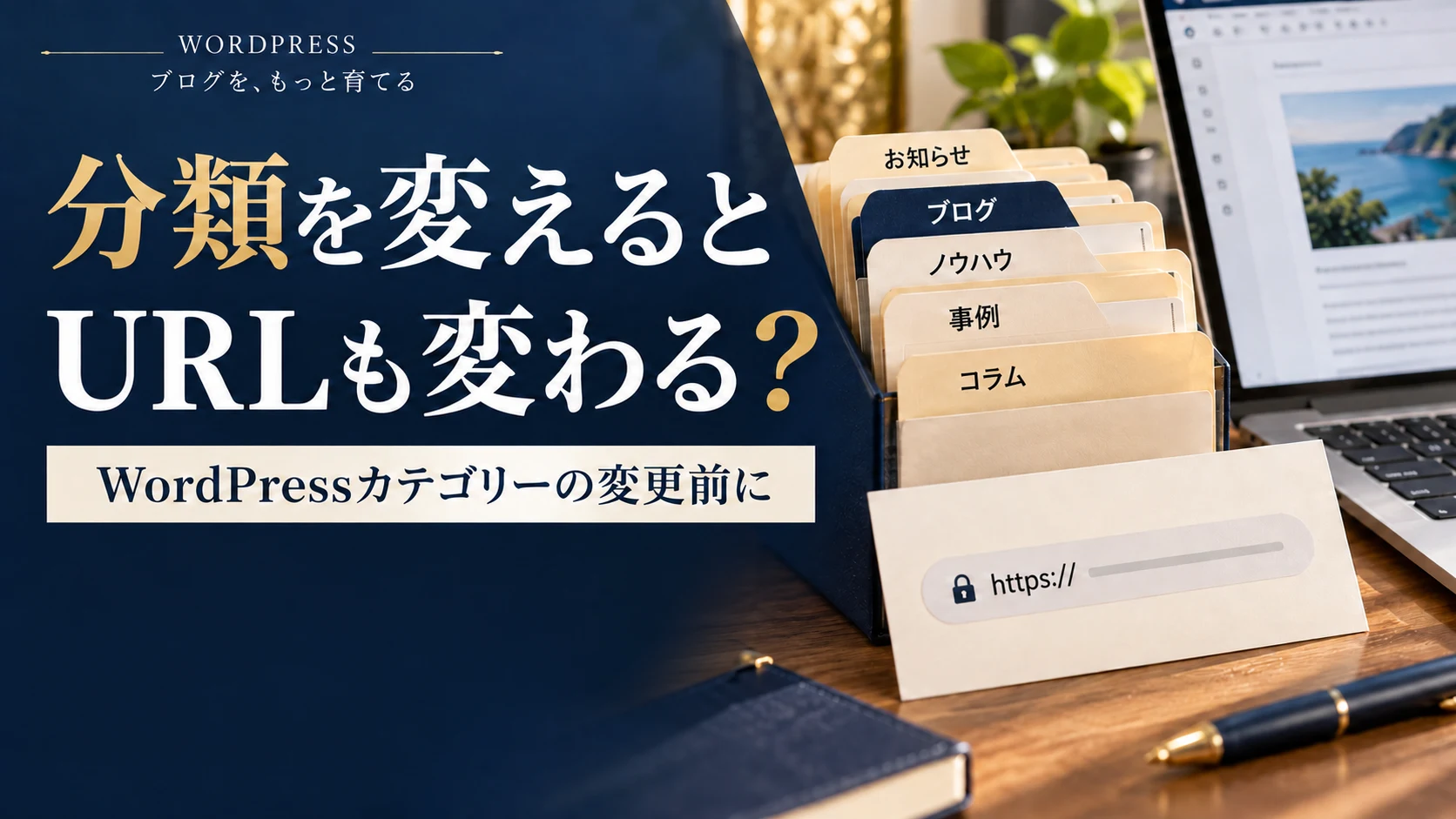 WordPressのカテゴリー変更はURLにも影響する？分類・スラッグ・リンクの確認手順