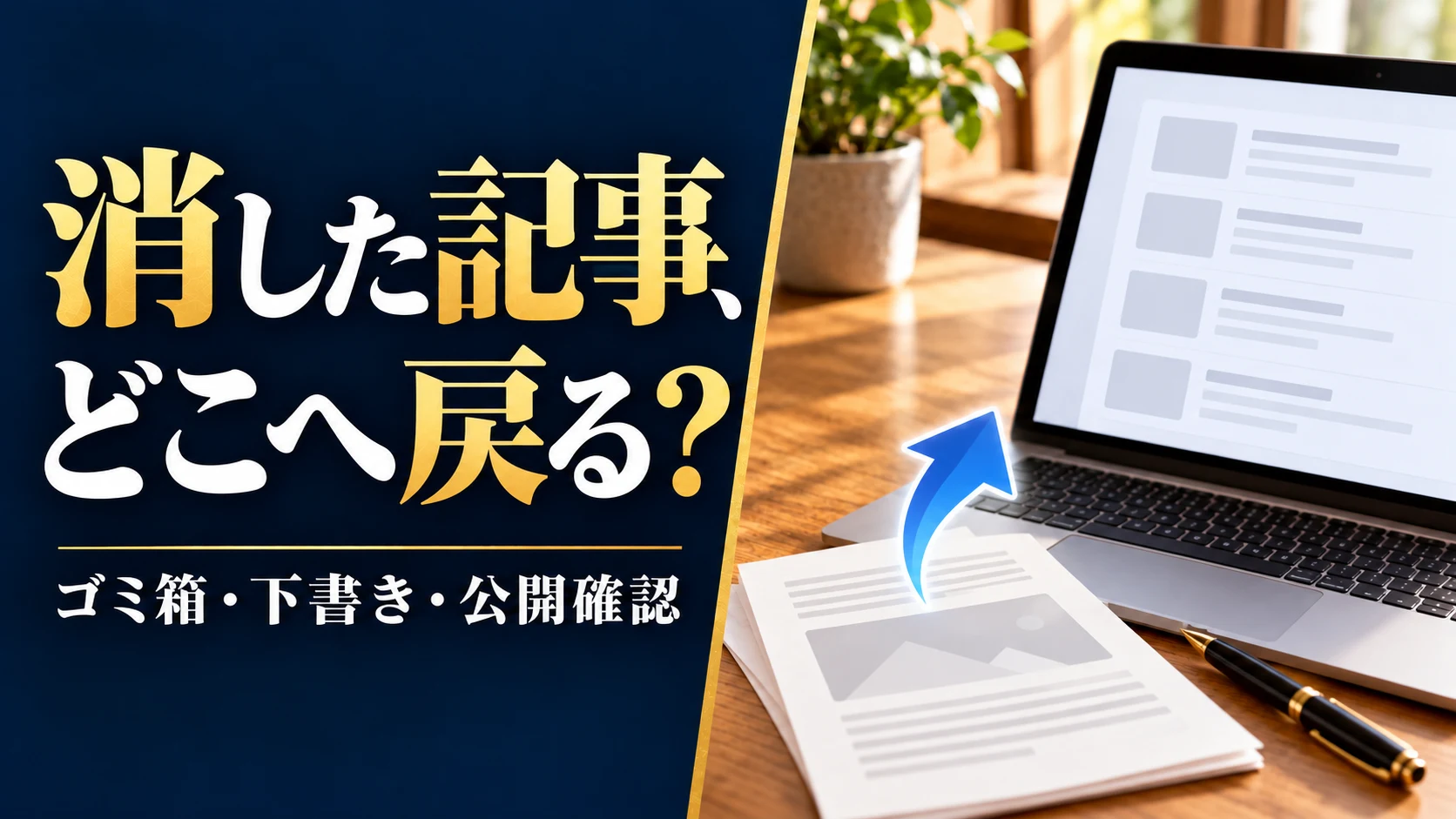 WordPressの記事をゴミ箱から戻すには｜復元・下書き確認・再公開の手順