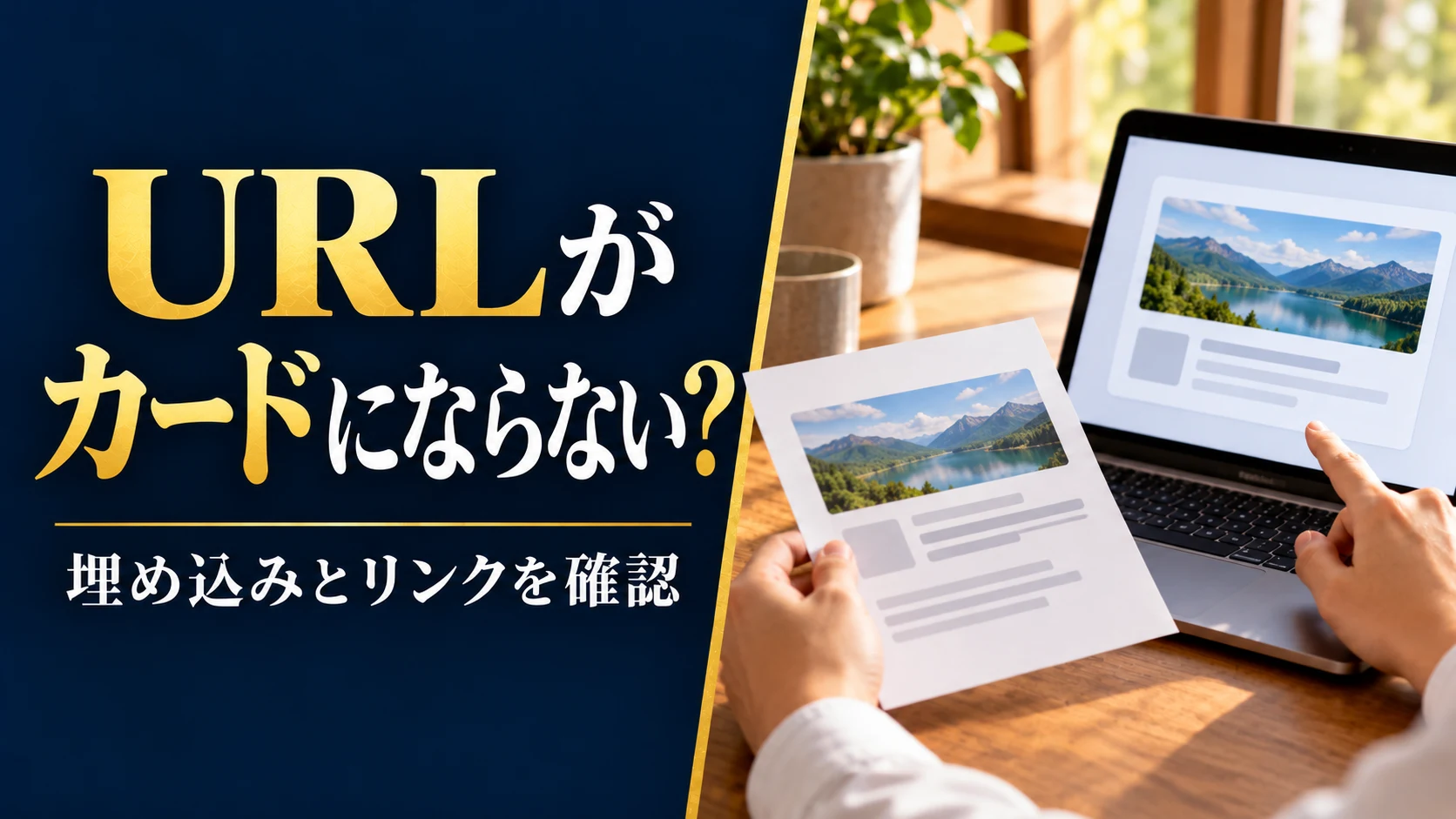 WordPressのURLがカードにならないとき｜埋め込みと通常リンクの確認手順
